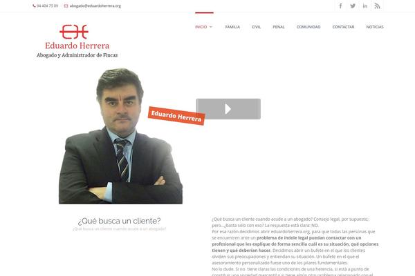WordPress website example screenshot
