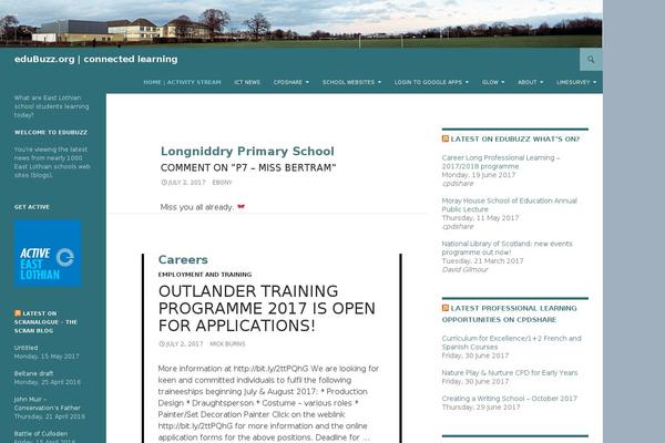 WordPress website example screenshot