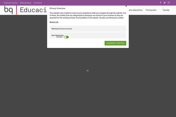 WordPress website example screenshot