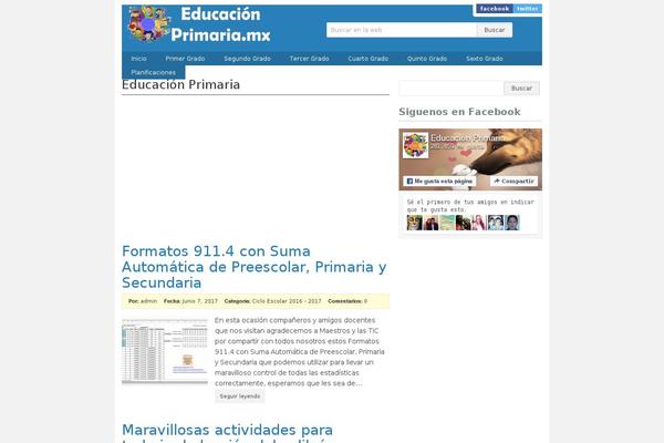 educacionprimaria.mx site used Fbtheme