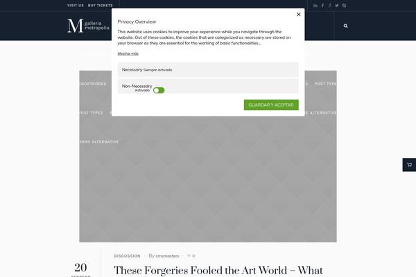 Galleria-metropolia theme site design template sample