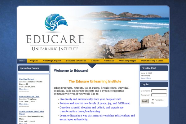 WordPress website example screenshot