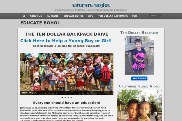 educatebohol.org site used Advantage