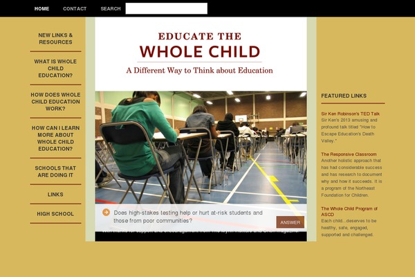 educatethewholechild.org site used Cat4-theme