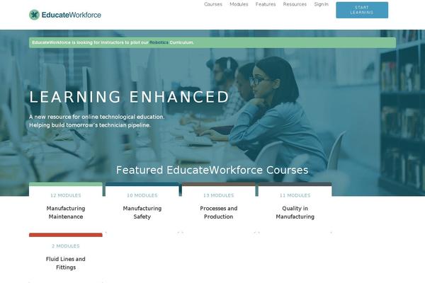 educateworkforce.com site used Educateworkforce