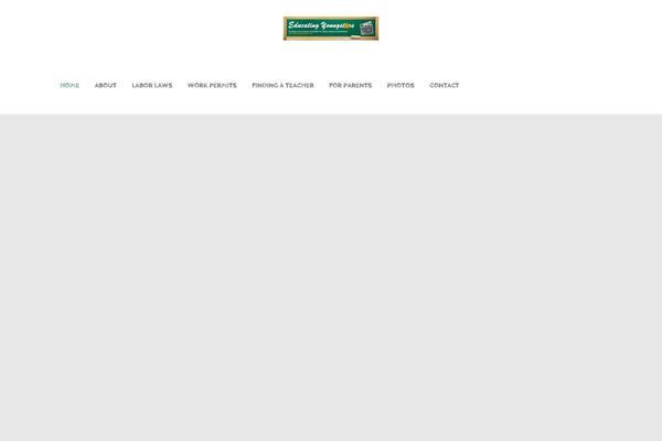 Greenly-child theme site design template sample