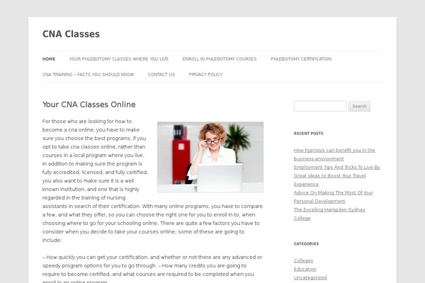Twenty Twelve theme site design template sample