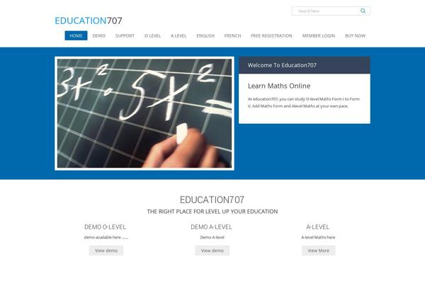 education707.com site used Causes