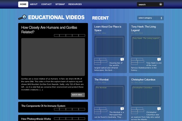 educationalvideos.com site used Groovyvideo