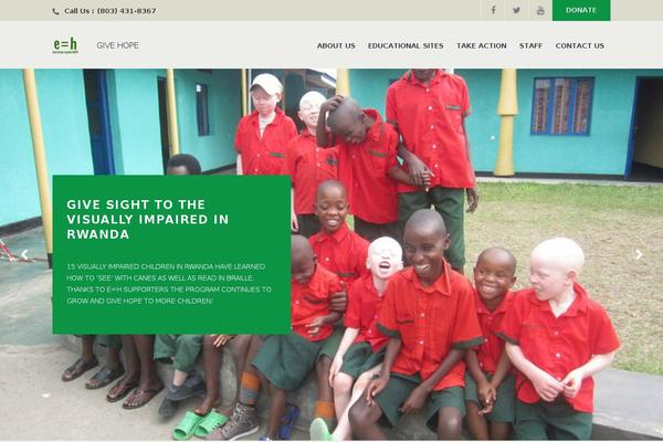 educationequalshope.org site used Skt-charity-pro