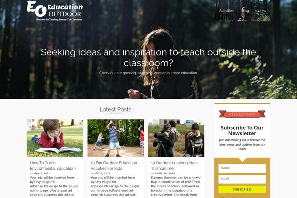 Virtue theme site design template sample