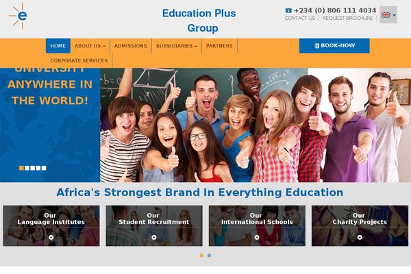 Educationplus theme site design template sample