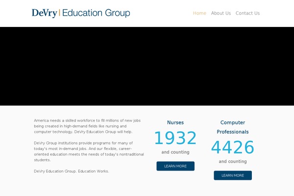 educationworksdevry.com site used Dvg