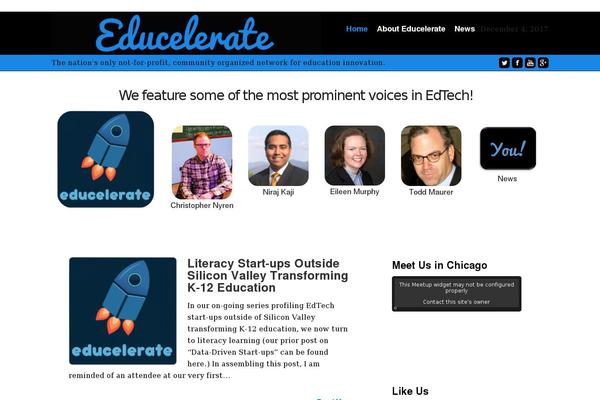 educelerate.com site used Podcast