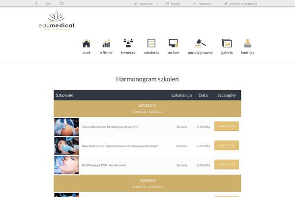 edumedical.pl site used Stroneo-child