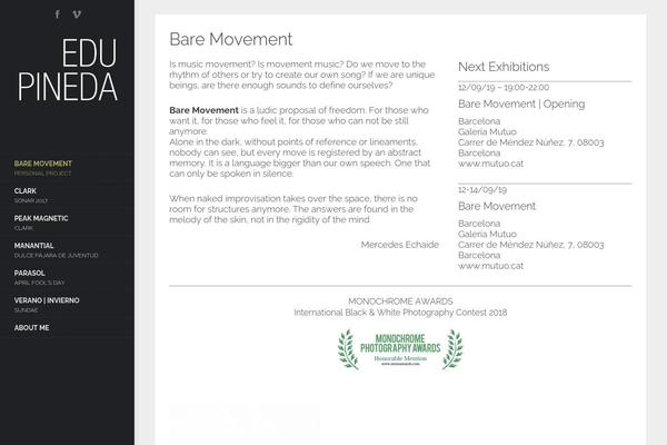 WordPress website example screenshot