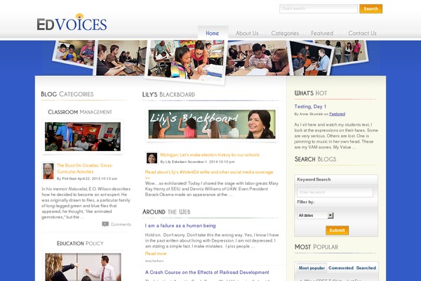 edvoices.com site used Edvoices