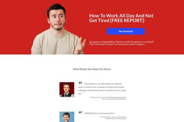WordPress website example screenshot