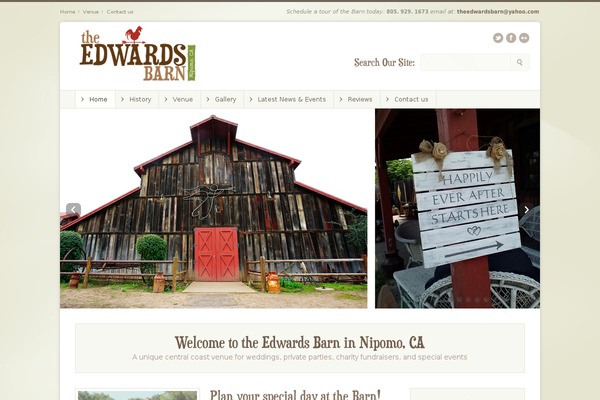 WordPress website example screenshot