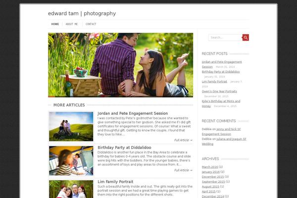 WordPress website example screenshot