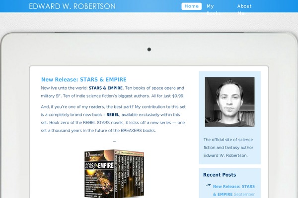 Site using MyBookTable Bookstore by Author Media plugin