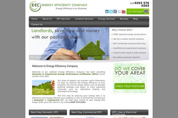 Eec theme site design template sample