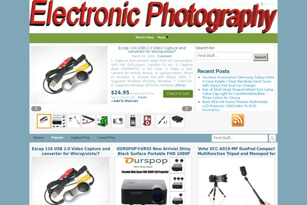 eelectronicsmarket.com site used Ewatheme