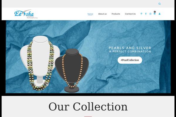 Veera theme site design template sample