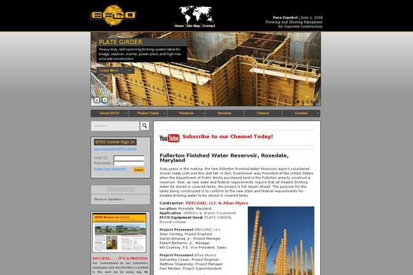 efcoforms.com site used Efcoforms