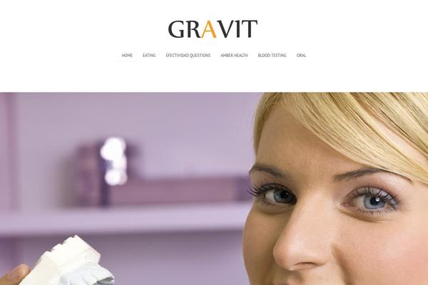 Gravit theme site design template sample
