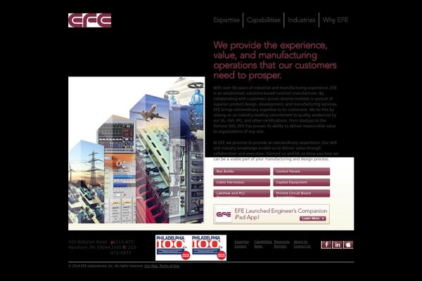 efelabs.com site used Efe