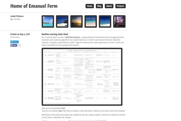 WordPress website example screenshot