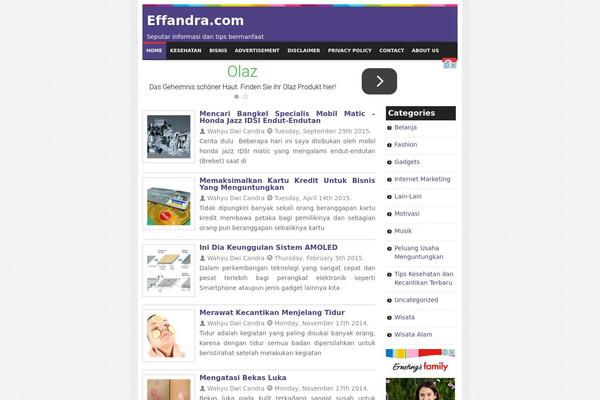 effandra.com site used Dosimple