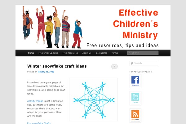 Twenty Eleven theme site design template sample