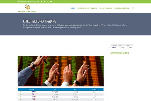 Divi theme site design template sample
