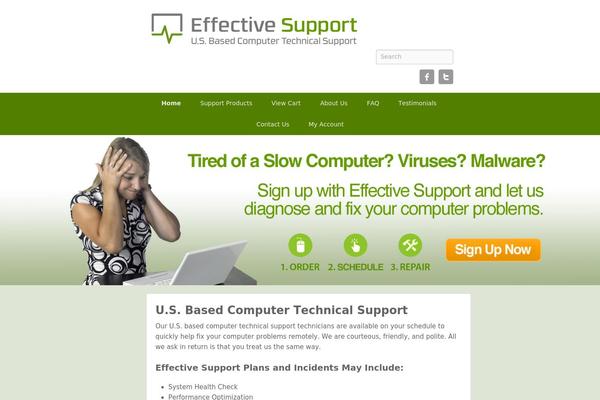 effectivesupport.us site used Catch-flames-pro