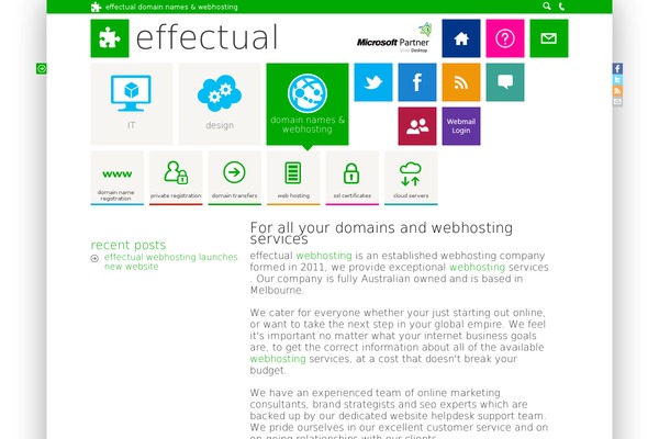 effectualwebhosting.com site used Metro-effectualwebhosting