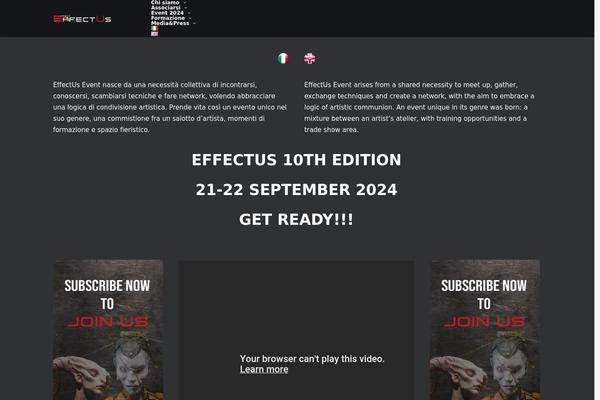 WordPress website example screenshot