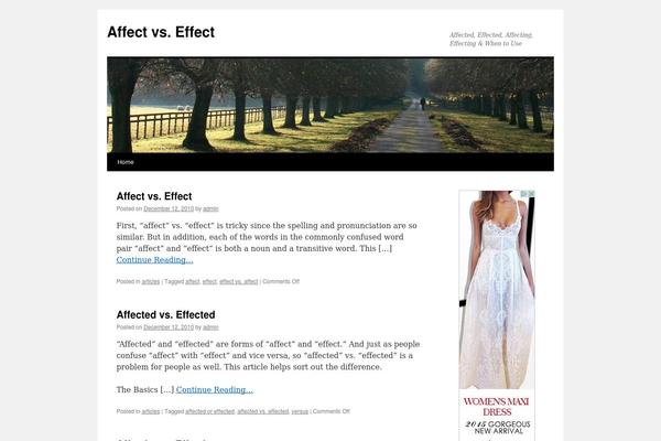 WordPress website example screenshot