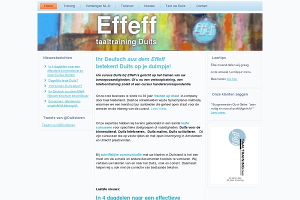 WordPress website example screenshot