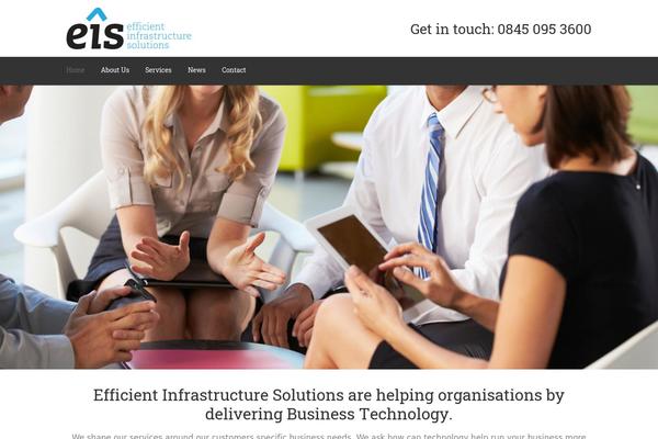 Eis theme site design template sample