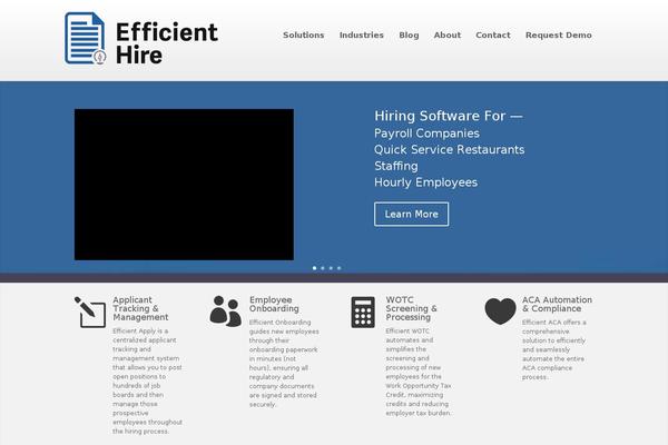 efficienthire.com site used Flex
