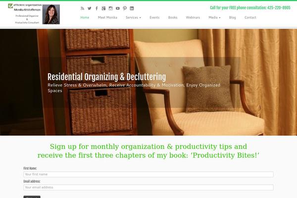 WordPress website example screenshot