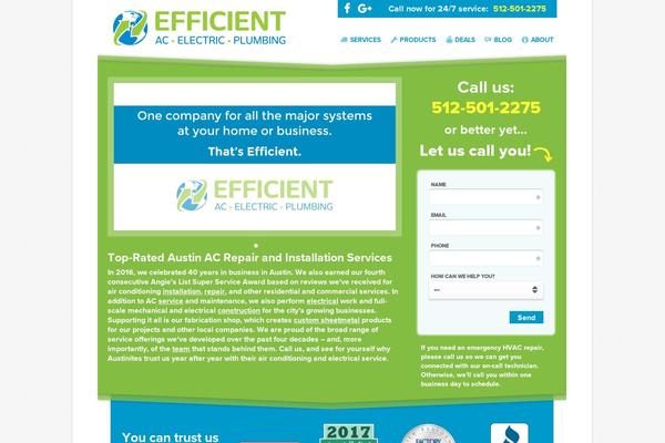 efficienttexas.com site used Efficient