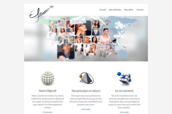 Spacious theme site design template sample