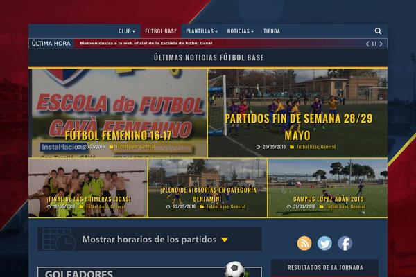WordPress website example screenshot