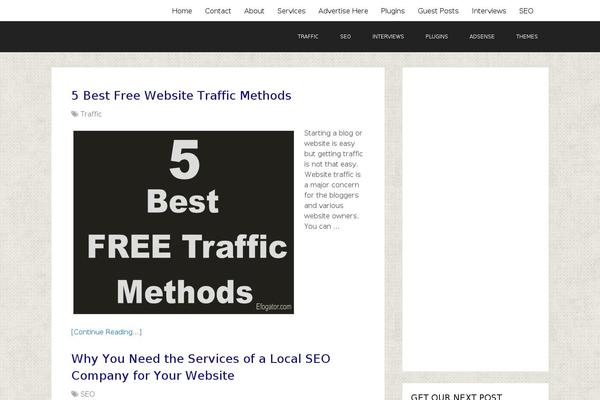 Jannah theme site design template sample