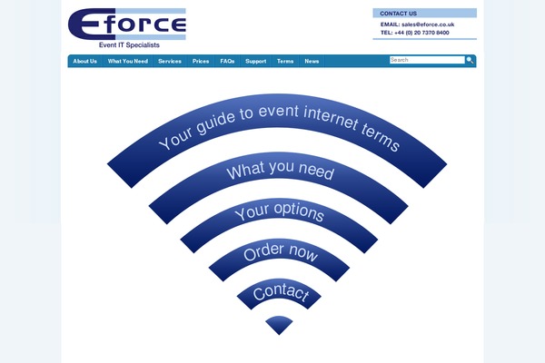 eforce.co.uk site used intrepidity