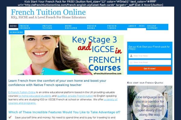 Thesis 1.8 theme site design template sample