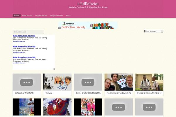 Pinboard Child theme site design template sample